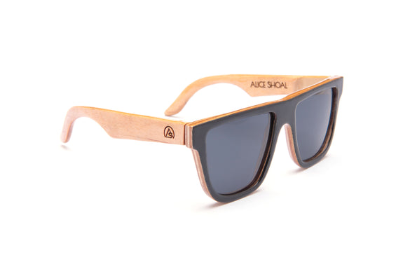 Santa Catalina Polarized Maple Wood Sunglasses
