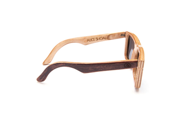 Aguadulce Polarized Maple Wood Sunglasses