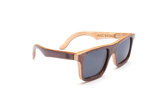 Aguadulce Polarized Maple Wood Sunglasses