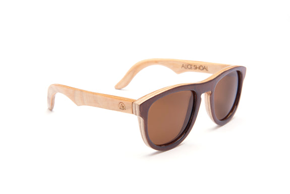 San Felipe Polarized Maple Wood Sunglasses