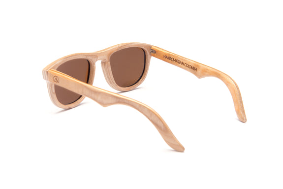 San Felipe Polarized Maple Wood Sunglasses