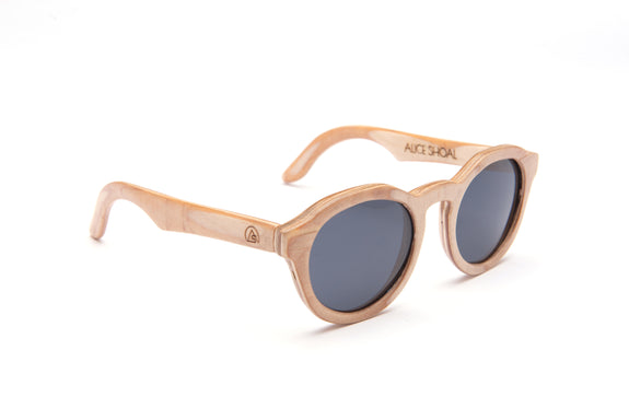 Lovers Bridge Polarized Maple Wood Sunglasses