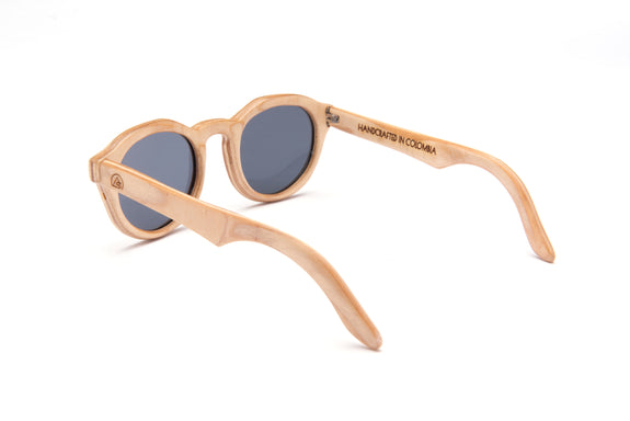 Lovers Bridge Polarized Maple Wood Sunglasses