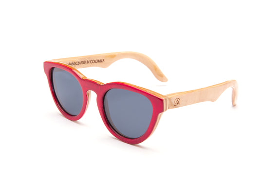 Providencia Polarized Maple Wood Sunglasses