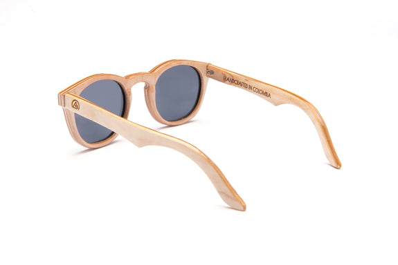 Fort Bay Polarized Maple Wood Sunglasses