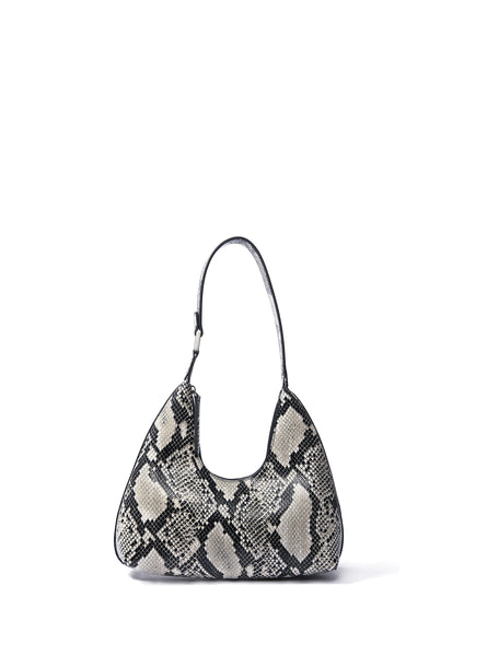 Alexia Bag in Smooth Leather, Snake