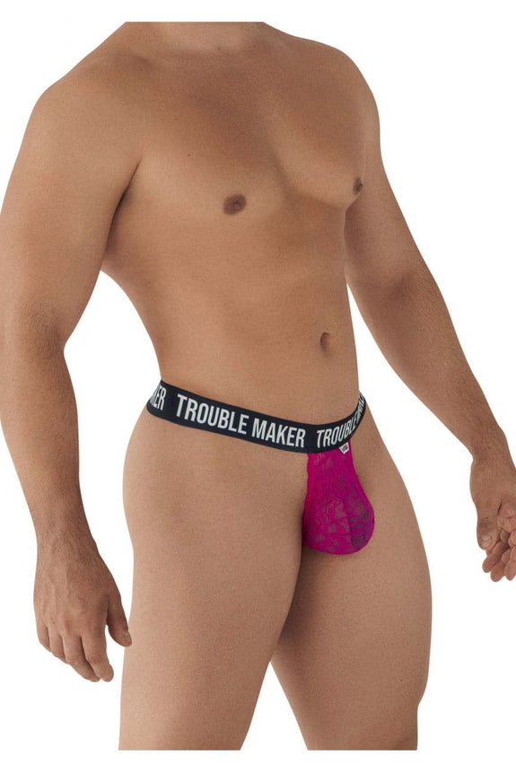 CandyMan 99618 Trouble Maker Lace Thongs - SomethingTrendy.com