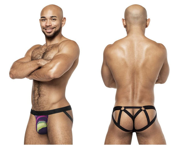 Male Power 352-278 Galactic Strappy Ring Jock