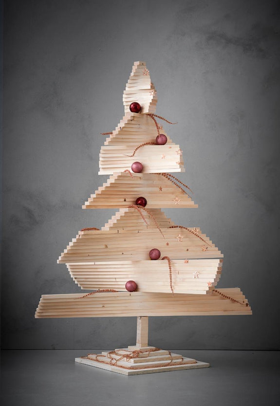 Christmas Tree - Handcrafted Solid Pine Wood