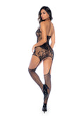 Mapale 1114 Floral Fishnet Bodystocking