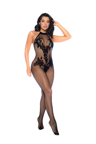 Mapale 1116 Floral Fishnet Bodystocking