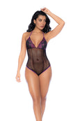 Mapale 1121 Whispered Lace Fishnet Bodysuit