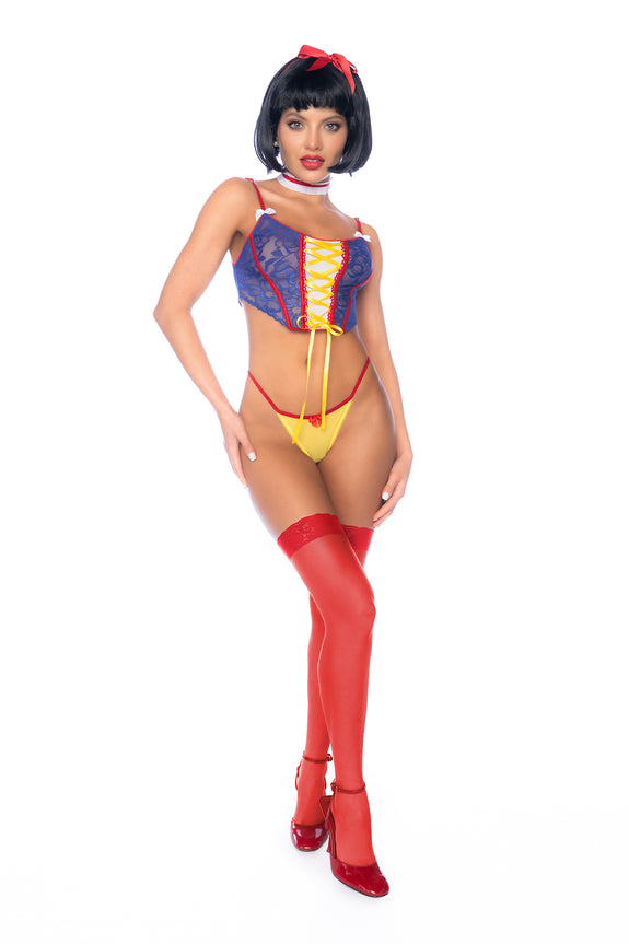 Mapale Poisoned Apple Fantasy Princess Costume 4 Piece | Roleplay Costume