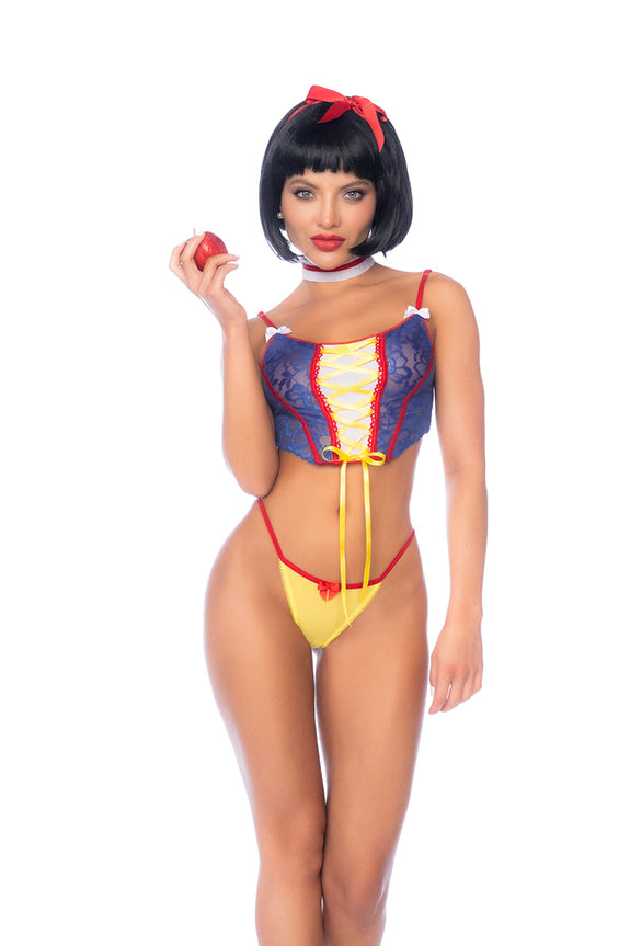 Mapale Poisoned Apple Fantasy Princess Costume 4 Piece | Roleplay Costume