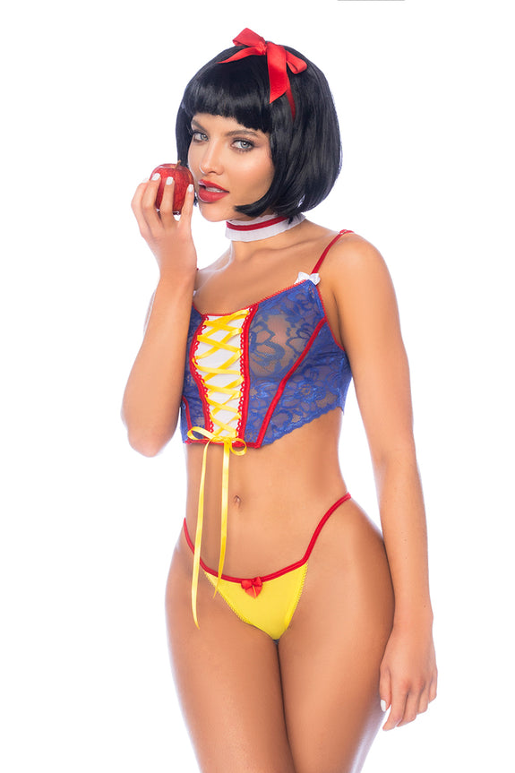 Mapale Poisoned Apple Fantasy Princess Costume 4 Piece | Roleplay Costume