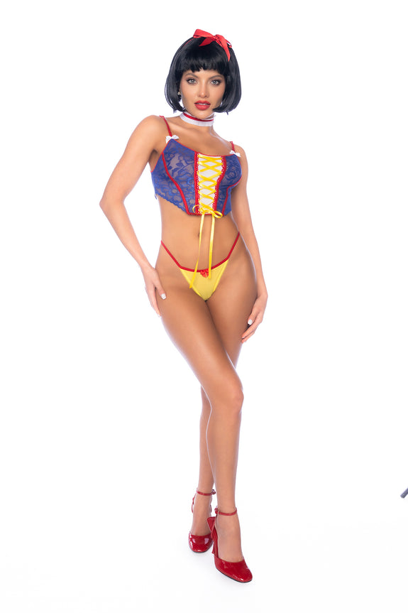 Mapale Poisoned Apple Fantasy Princess Costume 4 Piece | Roleplay Costume