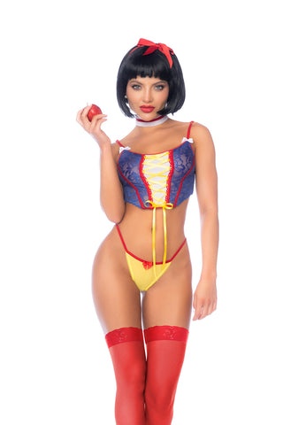 Mapale Poisoned Apple Fantasy Princess Costume 4 Piece | Roleplay Costume