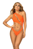 Mapale 67055 One Shoulder Ribbed Monokini