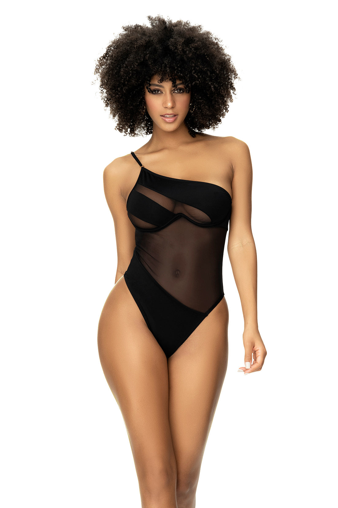 Mapale 67062 Asymmetrical One Piece Swimsuit