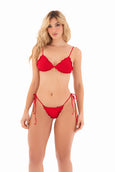 Mapale 67163 Triangle Ruffle Cheeky Bikini
