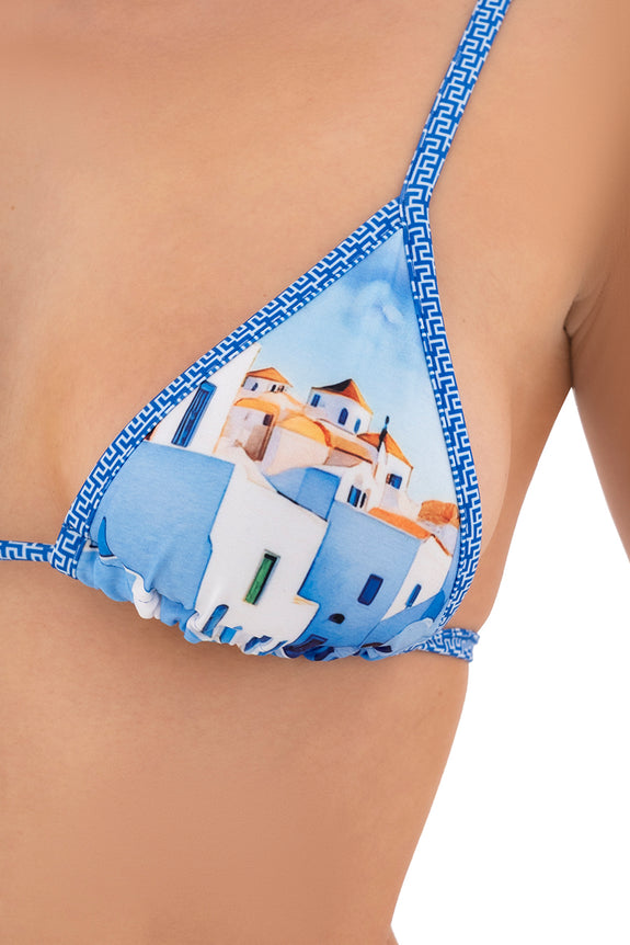 Mapale Triangle Bikini with Tassel Tie-Side Bottom | Two Piece Swimsuit