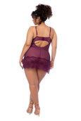 Mapale 7554X Plus Size Fitted Silhouette Babydoll