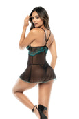 Mapale 7558 Two-Tone Lace Babydoll