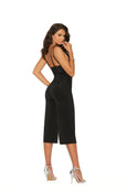 Elegant Moments 77080 Deep V Lycra Jumpsuit