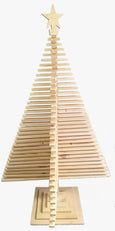 Christmas Tree - Handcrafted Solid Pine Wood