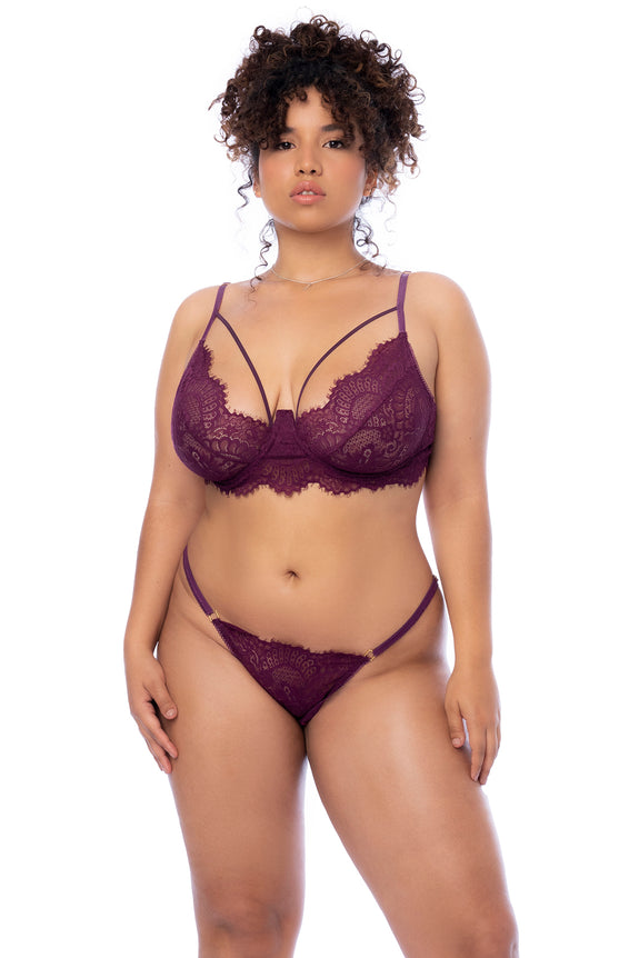 Mapale 8866X Three Piece Lingerie Set - SomethingTrendy.com