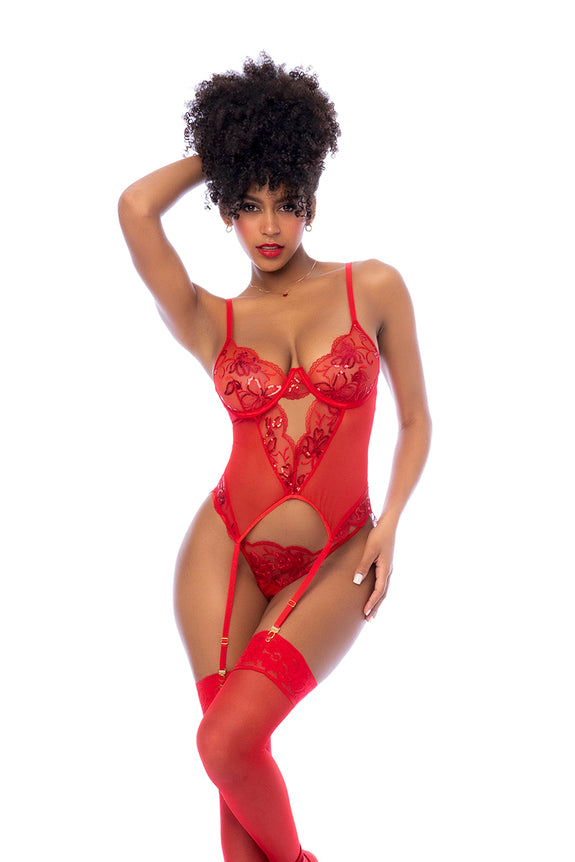 Mapale 8896 Two Piece Lingerie Set - SomethingTrendy.com