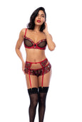 Mapale 8898 Three Piece Lingerie Set