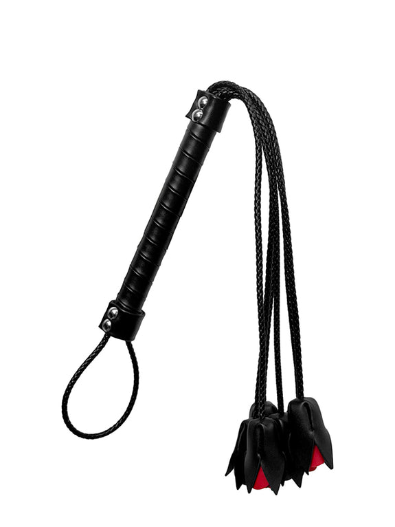Mapale Rose Detail Faux Leather Whip | Accessories