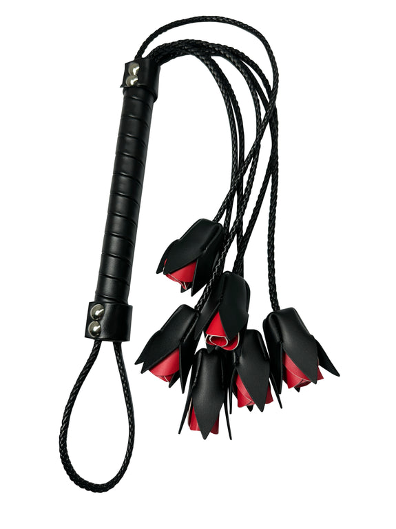 Mapale Rose Detail Faux Leather Whip | Accessories