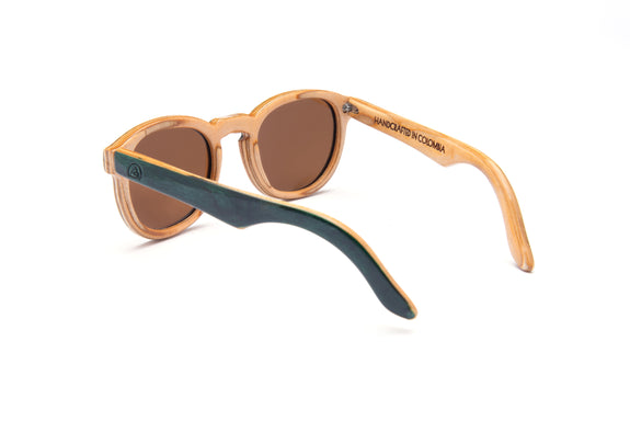 La Paz Polarized Maple Wood Sunglasses