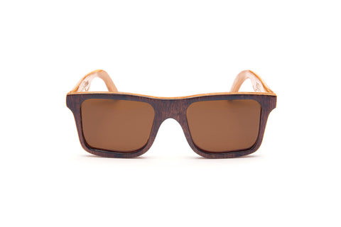 Aguadulce Polarized Maple Wood Sunglasses