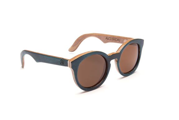 Fort Morgan Polarized Maple Wood Sunglasses