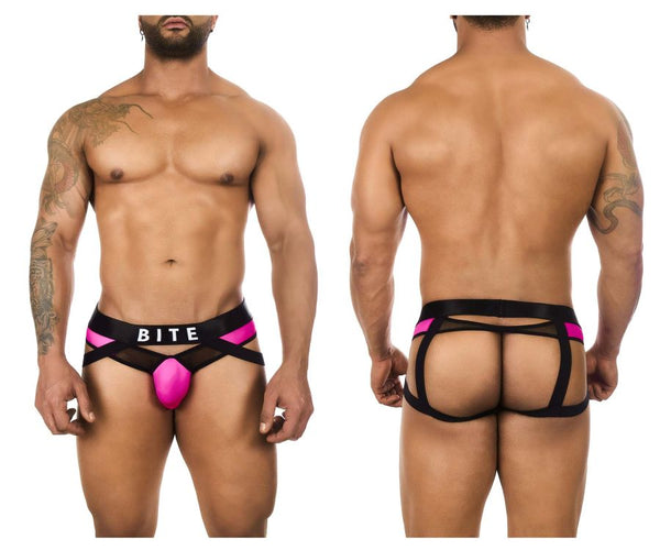 BiteWear BW2023108 Tuxedo Banana Jockstrap