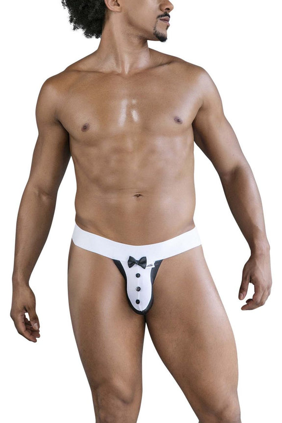 CandyMan 99846 Tuxedo Thongs - SomethingTrendy.com