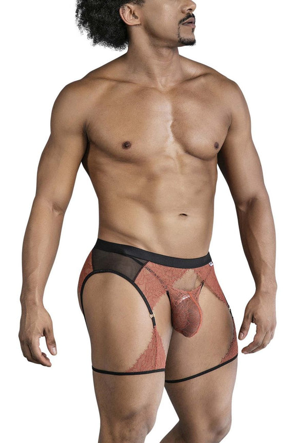 CandyMan 99854 Lace-Garter Outfit - SomethingTrendy.com