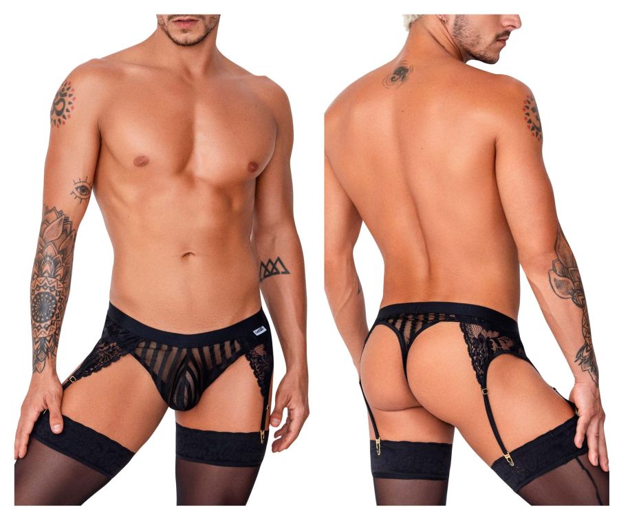 CandyMan 99766 Garter Thongs