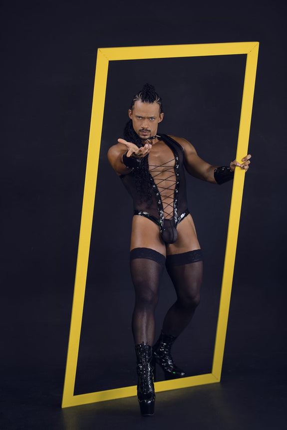 CandyMan 99774 Gladiator Bodysuit - SomethingTrendy.com