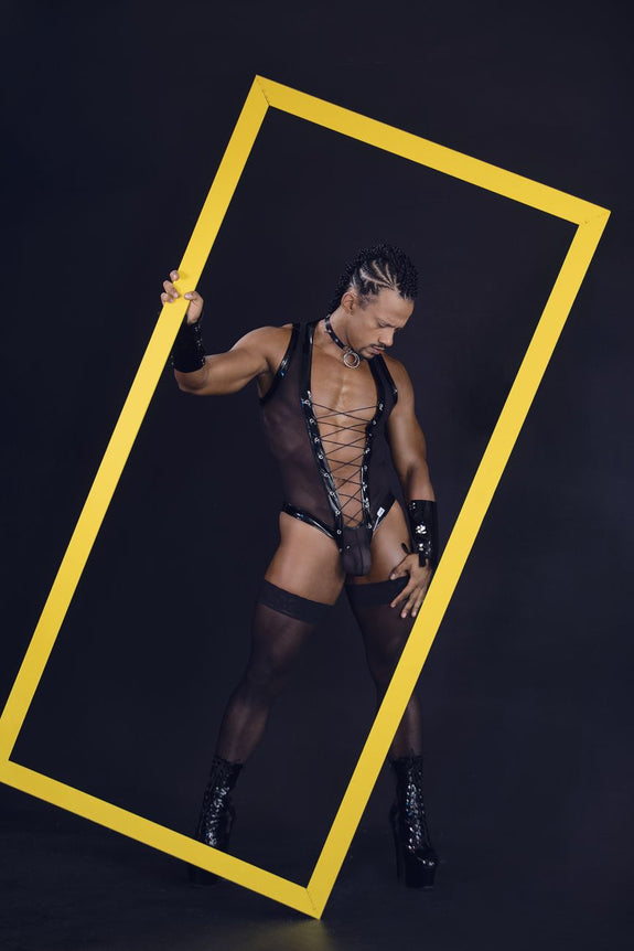 CandyMan 99774 Gladiator Bodysuit - SomethingTrendy.com
