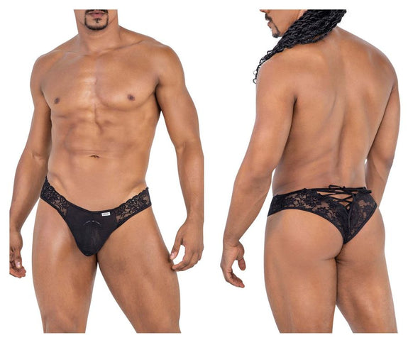 CandyMan 99784 Lace Thongs - SomethingTrendy.com