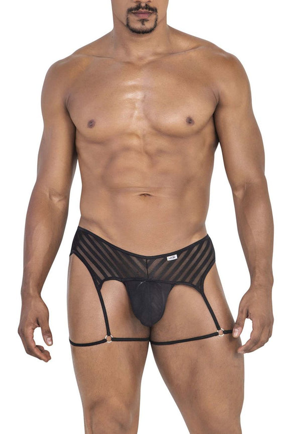 CandyMan 99792 Mesh Garter Thongs - SomethingTrendy.com