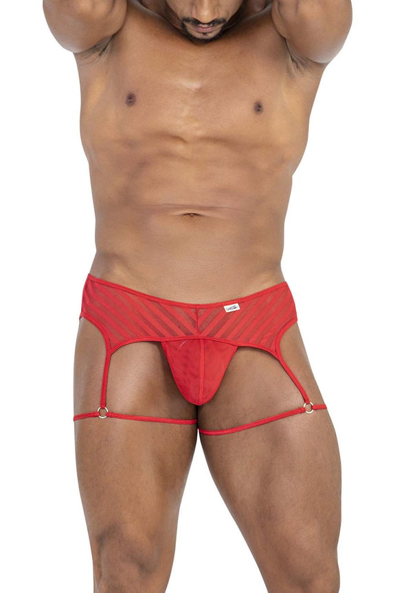CandyMan 99792 Mesh Garter Thongs - SomethingTrendy.com