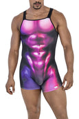 CandyMan 99796 Muscle Onesie Bodysuit