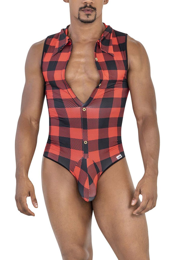 CandyMan 99800 Lumberjack Bodysuit - SomethingTrendy.com