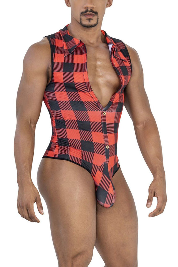 CandyMan 99800 Lumberjack Bodysuit - SomethingTrendy.com