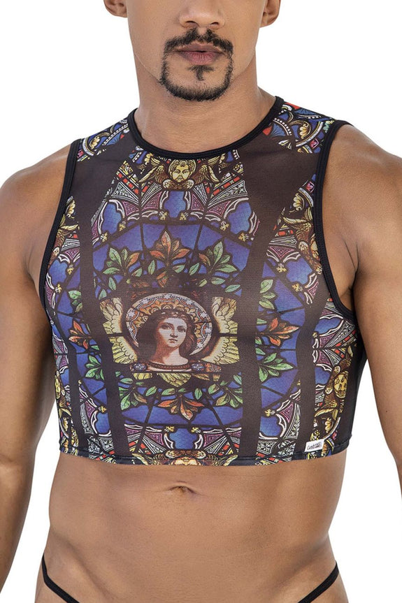 CandyMan 99805 Stained Glass Tank Top - SomethingTrendy.com